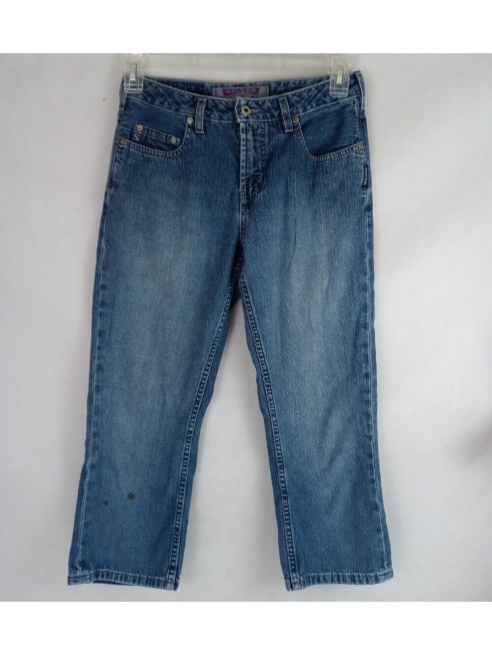 Silver Jeans Girls Distressed Bootcut Jeans Size 28